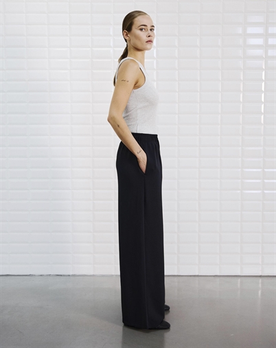 With Black - SLMermaid Wide Bukser - Black